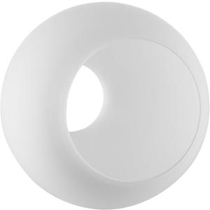 Diameter 7.87 Inch, Height 6.88 Inch,E26 Base 1-5/8 Inch Fitter,Double Hole White Glass Spherical Lampshade For Pendant lLmps And Floor Lamps