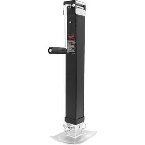 Weld Square Trailer Jack, 7000 LBS Heavy Duty Swivel Boat Weld Square Trailer Jack,15" and 13" Lift