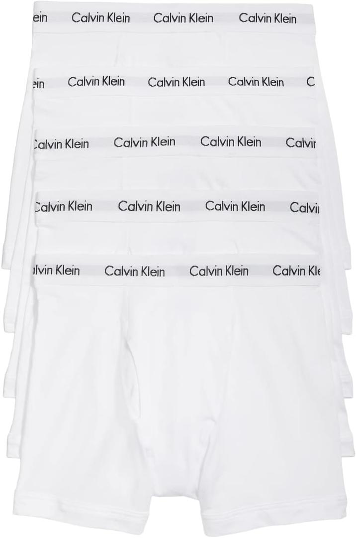 Calvin Klein Men's Cotton Stretch 5-pack Trunk (Medium)