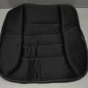 kingphenix Car Seat Cushion with 1.2inch Comfort Memory Foam, Seat Cushion for Car and Office Chair (Black)