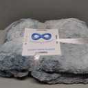 Everlasting Comfort Soft & Comfortable Arctic Blue Faux Fur Throw Blanket for Couch - (50"x65") Minky & Fluffy Fall Blankets & Throws, Plush Fuzzy Cover for Bed, Sofa & Living Room - Cozy Home Decor