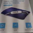 Electric Hand Warmer, Soft Flannel Heated Gloves, Hand Warmer Pouch, Heating Pad for Hands Pain Relief Fingers Arthritis for Women Men Elder Xmas Gifts, Auto Off & 3 Level, Blue