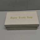 Susanny Women's Closed Toe Rhinstone Wedding Low Heel Slingback Clear Kitten Heels,Adjustable Strap Pointed Toe Bow Pumps High Heeled Prom Dress Shoes Size 7