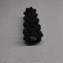 RumbleRoller - Extra Firm Textured Muscle Foam Roller Manipulates Soft Tissue Like A Massage Therapist (Black, Compact)