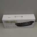 Electric Lumbar Traction Device for Lower Back Pain Relief, Multifunctional Lumbar Stretcher with Dynamic Traction, Red Light Therapy, 8-Level Electrotherapy, 3-Level Thermal Therapy, Vibration (Black)