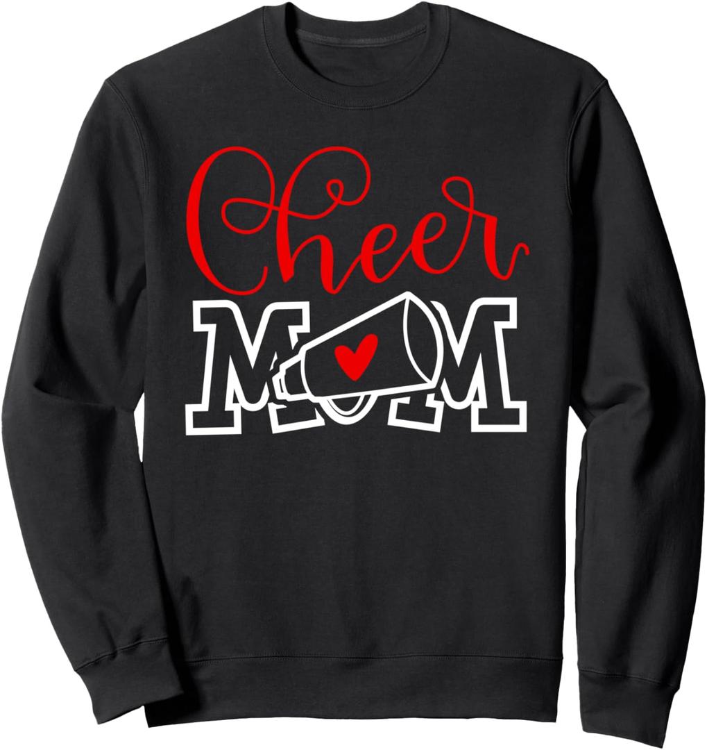 Cheer Mom Sweatshirt (Size Small, Black)