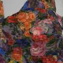 GothDark Women's Floral Maxi Dress Tiered Ruffle Mesh A-Line Sweetheart Neckline Boho Beach Casual Wedding Guest Dresses, XL