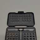 42 in 1 Magnetic Screwdriver Set, DIY Ratchet Screwdriver Set, Multi-Bit Magnetic Drive Set with Detachable Ratchet Handle, Portable Gray Repair Tool Kit for Bicycles, Bicycles, Computers as Gifts