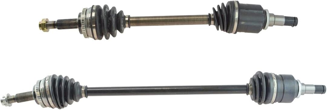 TRQ Front CV Axle Shaft Assembly Set Driver & Passenger Side Compatible with 2004-2009 Toyota Prius