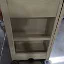 Signature Design by Ashley Bolanburg Farmhouse Chair Side End Table with Outlets and USB Ports, Antique Cream & Brown (Whitewash)