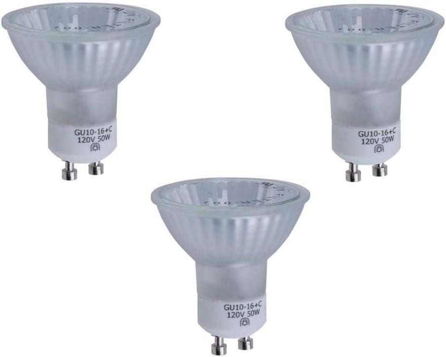 Hampton Bay Frosted 50W GU10 Halogen Light Bulbs 3 Pack