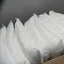 Throw Pillow Insert, Lightweight Soft Polyester Down Alternative Decorative Pillow, Sham Stuffer, Machine Washable. (White, 18x18) - Pack of 10