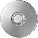 Newhouse Hardware BR5W Unlighted Doorbell Button, 1-Pack, Brass
