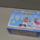 Shemira Play Purse for Little Girls, Princess Pretend Toys for Girls 3 4 5 6 7 8 Years Old, Christmas & Birthday Gift for Kids Age 3-5 4-6 6-8, Toddler Purse with Accessories, Kids Toy Purse, Blue