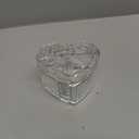 Cotton Round HolderCotton Ball Pharmacy: Lead-Free Glass Q-Tip Holder For Bathroom & Kitchen - Candy Box With Bow Lid For Easy Access - Stylish Storage Solution For Girls