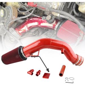 6.0 Powerstroke Cold Air Intake Kit Compatible with 2003-2007 Ford F250 F350 F450 Excursion 6.0L Powerstroke Diesel