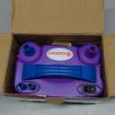 IDAODAN Electric Balloon Pump, Portable Electric Balloon Blower Machine Balloon Air Pump Dual Nozzle Rose Red 110V 600W Balloon Inflator for Party Decorations (Purple Blue)