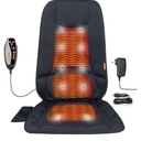 CARSHION 10 Vibration Motors, Massage Seat Cushion with Heat,Back Massager for Chair Back Massager Heated Seat Cover Massage Chair Pad for Pain Relief Home Office Use