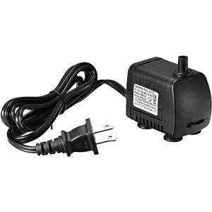 uxcell 105 GPH (400L/H, 7W, 110-120V) Submersible Water Pump US Plug for Pond, Fish Tank Fountain Water Pump Hydroponics with 4.9ft (1.5M) Power Cord