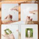 CeeVian Acrylic Fridge Magnetic Frame 20 Packs Double Sided Clear Small Photo Frame Magnet Photo Frame Mini Picture Frames for Polaroid Camera for Fridge Locker Wall 2.36x3.54 Inch