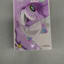 KERHAND Bluetooth Noise Cancelling Headphones for Kids,Foldable Cat Headphone with LED Light Up Ear,Cat Ear Headphones for Toddler with Microphone/TF Card,Kids Bluetooth Headphones for ipad (Purple)