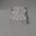 59" Long Bow for Wedding Dress Decoration Detachable Satin Bowknot White  (White-one Layer Bow)