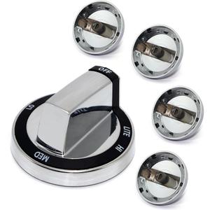 W10415450 Gas Oven Range Surface Burner Control Knob Compatible with Whirlpool Stove Knob WPW10415450 W10294797 W10325899 PD00007159 2118719 AP6021125 PS11754446 EAP11754446 (5PCS)
