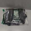 Vorspack Clear Backpack - Heavy Duty PVC Transparent See Through Backpack for College & Workplace (Large, Black)