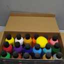 Nicpro 18 Colors Permanent Fabric Paint (8.45 oz, 250 ml) Soft Fabric Paint for Clothes, Non-Toxic Textile Paint for Fabric DIY Crafts, T-shirts, Shoes Jeans Bags Canvas for Adult with Color Wheel