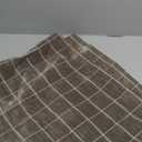 MIULEE Decorative Chenille Check Throw Pillow Covers Vintage Plaid Couch Pillows 20x20 Inch Set of 2 Neutral Boho Farmhouse Cushion Covers Modern Spring Home Decor for Sofa Bed Living Room Taupe Grey