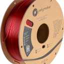 Polymaker PolyLite 3D Printer PETG Filament Translucent Red 1.75mm 1kg, Legacy PETG Formula, Reliable Everyday Filament, Strong Layer Bonding, Compatible with Most 3D Printers
