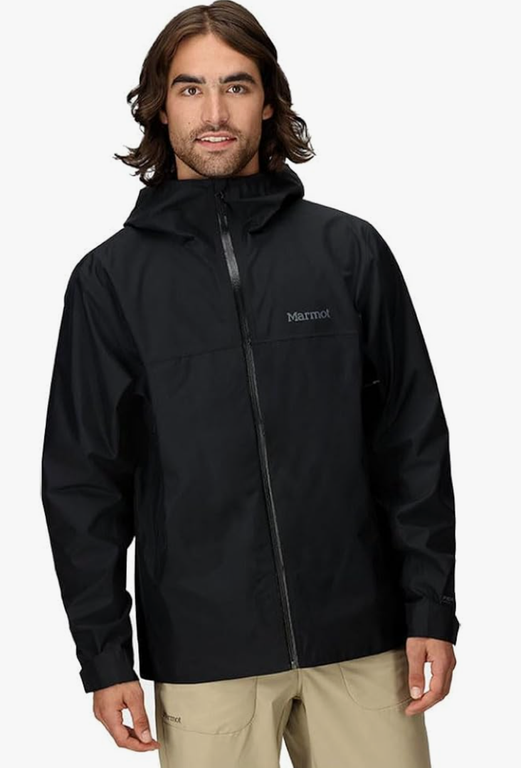 MARMOT Mens Minimalist Pertex Jacket size Large, Black
