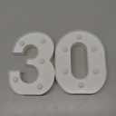 30th Birthday Decorations 30 LED Light up Numbers Letters Table Decorations Sign for Women Anniversary Wedding Birthday Party Christmas Home Decor