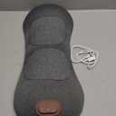 3 in 1 Upadate Rechargeable Electric Lumbar Support Pillow with Adjustable Height for Bed and Chair,Back Massager with Heat,Back Massager for Pain Relief Deep Tissue,Waist Wedge Bolster (Black) (Small)