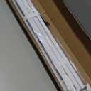 LazBlinds No Tools No Drill 1" Vinyl Mini Blinds, Cordless Blinds for Windows, Light Filtering Horizontal Window Blinds & Shades, 25" W x 48" H, White