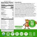 Orgain Organic Kids Nutritional Vegan Protein Shakes, Chocolate - Healthy Kids Snacks, 8g Plant Protein, 23 Vitamins & Minerals, 3g Fiber, No Dairy & Soy, Non-GMO, 8 Fl Oz, 12 Pack (EXP 05/25/26)
