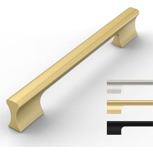 10 Pack 
Gold 
Cabinet Pulls - 7.5 Inch Handles for Kitchen Cabinets and Drawers (7.5"/192MM Hole Center)