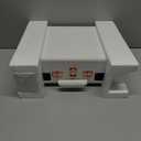 Vinyl Record Player with Built-in Speakers 3-Speed Vintage Record Player Bluetooth Portable Suitcase Turntable Belt-Driven LP Player Support RCA Output and Headphone Output (White Rose Gold)