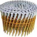 Metabo HPT Full Round Head Framing Nails | 3 Inch x .120 | Ring Shank | Hot Dipped Galvanized | Wire Coil | 2400 Count | 12707HHPT