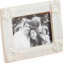 Mud Pie Horizontal Flower Mini Frame; 5.5" x 4.25"