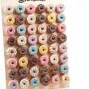 Threehoney 39.4" x 26" Extra Large Donut Wall Display Stand for 96 Donuts, Solid Wood Donut Wall Board for Wedding, Baby Shower, Birthday Party, Dessert Table Decorations(Natural)