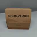 4-in-1 Clip On Desk Cup Holder - Adjustable Mountable Cup Holder with Divider & Rotating Hook - Large No Spill Clamp On Drink Holder Attachment - for Desk Chair Table Bed Tray - White