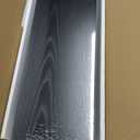 Heimlove 24 Inch Floating Shelves for Wall Black Shelves Set of 2,Wall Mounted Rustic Wood 8 Inch Deep Floating Shelf with Invisible Brackets for Bedroom Kitchen Living Room