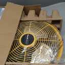 Geek Aire 12" Portable Battery Operated Fan with Metal Blade, 360 Vertical Tilt, 24h Run Time Cordless Fan for Camping Travel Tent Hurricane Home