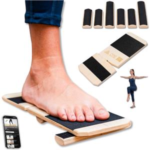 Ankle Strengthener & Balance Trainer, Foot Strengthener for Physical Therapy, Ankle Balance Board with 2 Difficulty Levels, HSA FSA Single-Leg Stability Trainer, Mobility Board for Injury Recovery