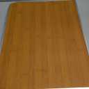 Foldable Laptop Table, Bed Desk, Breakfast Serving Bed Tray, Portable Mini Picnic Table & Ultra Lightweight, Folds in Half with Inner Storage Space (Bamboo Wood Grain)