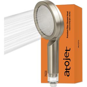 Premium Filtered Showerhead Crafted With Koreas Luxury Beauty Culture  Pure Carbon Filters for Softer Skin & Smoother Hair | Carbon Composite Filter | Single Showerhead (JNE300N-SNG-1) (Brushed Nickel)