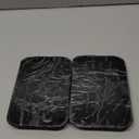 Leolee Elbow Rest Pads for Desk, Black Ergonomic Arm Rest Pads with Memory Foam & Non-Slip Base, Armrest Cushion Support Pad Relieve Elbow and Wrist Pain for Computer, Office, 2 Packs