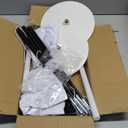 RUBFAC Balloon Arch Kit, 8ft Tall & 9ft Wide Adjustable Balloon Arch Frame Stand with 2 PVC Bases,2 Water Fillable Bags, 50pcs Balloon Clips for Wedding Party Baby Shower Supplies Christmas Decoration