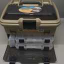 Flambeau Outdoors T4 Smoke Multiloader, Portable Fishing & Tackle Storage Box, Gold/Black